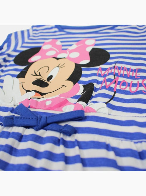 Disney - Vestido criança às riscas azul personagem - Kiabi Disney - Vestido criança às riscas azul personagem - Kiabi