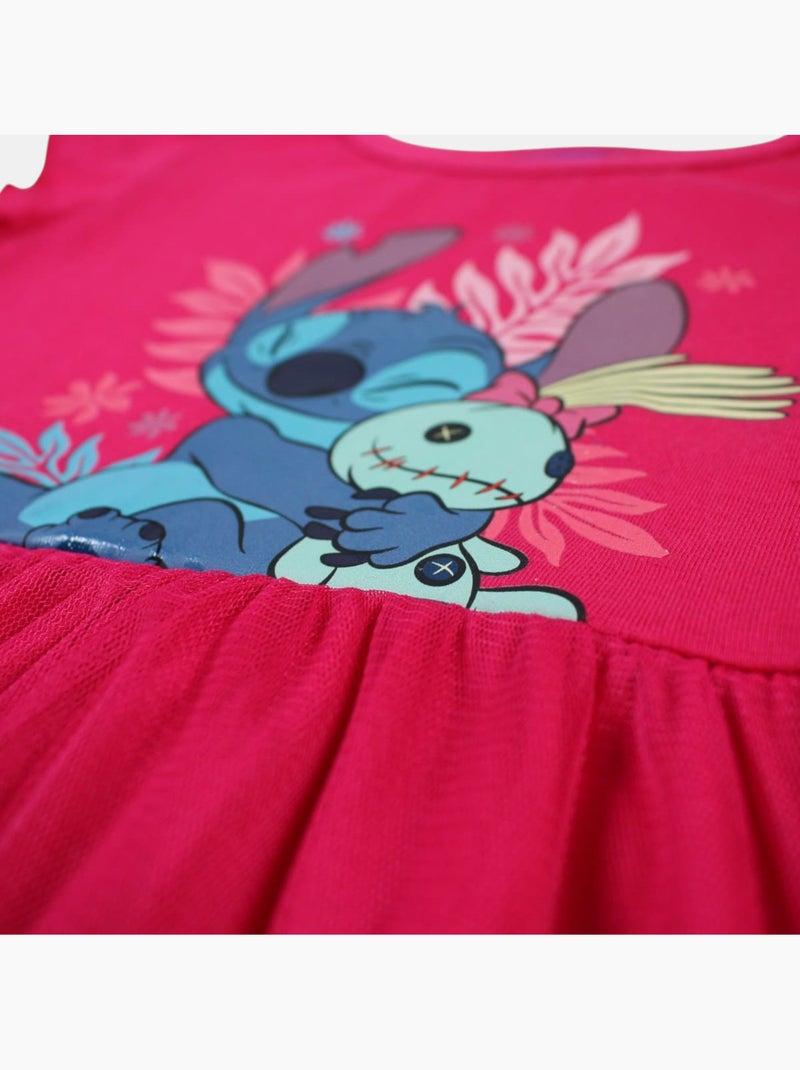 Disney - Vestido criança com padrão Rosa-fúcsia - Kiabi
