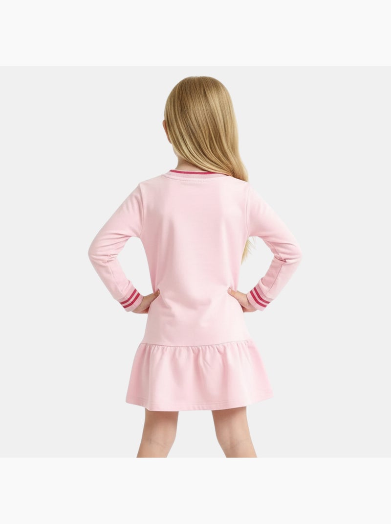 Disney - Vestido de manga comprida com personagens Rosa - Kiabi