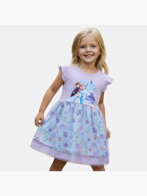 Disney - Vestido infantil com estampa animada - Kiabi