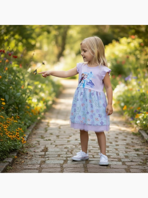 Disney - Vestido infantil com estampa animada - Kiabi