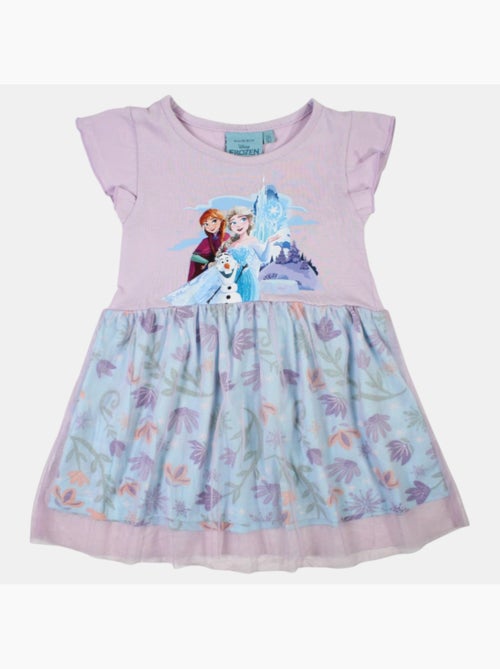 Disney - Vestido infantil com estampa animada - Kiabi