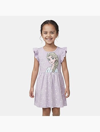 Disney - Vestido menina com personagem e padrões