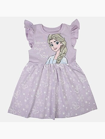 Disney - Vestido menina com personagem e padrões