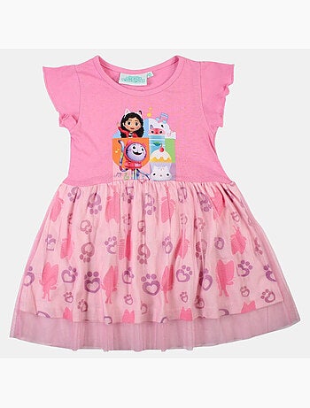 Disney - Vestido menina estampado com tule