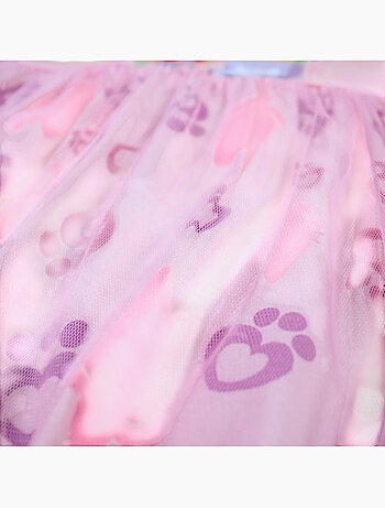 Disney - Vestido menina estampado com tule