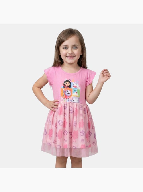 Disney - Vestido menina estampado com tule - Kiabi Disney - Vestido menina estampado com tule - Kiabi