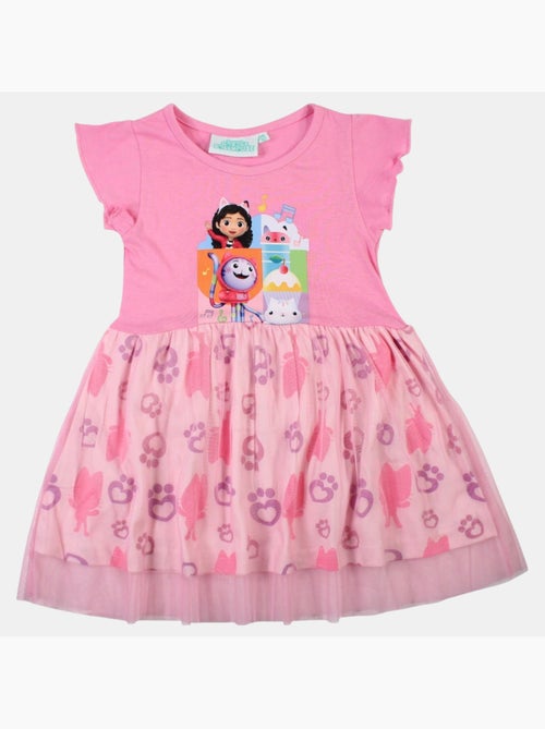 Disney - Vestido menina estampado com tule - Kiabi Disney - Vestido menina estampado com tule - Kiabi