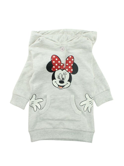 Disney - Vestido polar com capuz menina com bolso canguru - Kiabi Disney - Vestido polar com capuz menina com bolso canguru - Kiabi