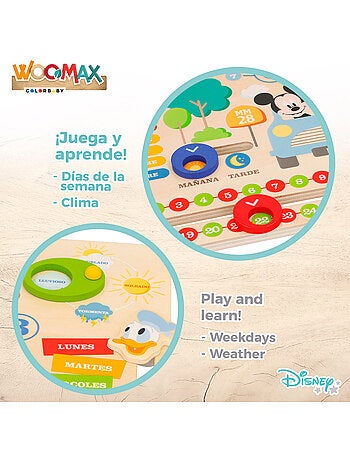 Disney Calendário de madeira WOOMAX