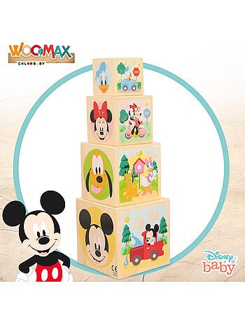 Disney Cubos de madeira com formas WOOMAX