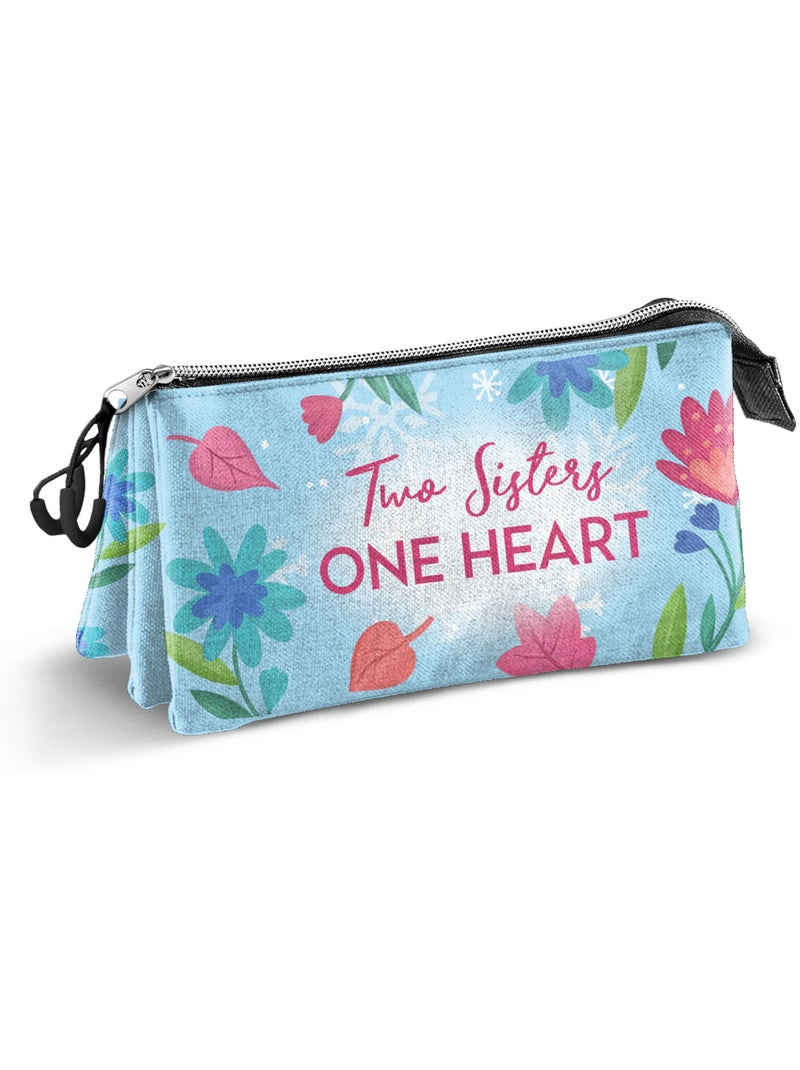 Disney Frozen 2 Heart Estojo Triplo, Azul Azul - Kiabi
