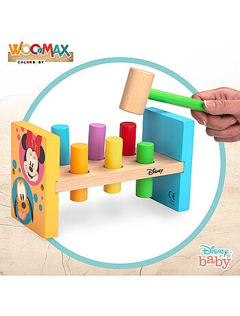 Disney jogo do martelo e blocos de madeira woomax