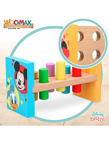 Disney jogo do martelo e blocos de madeira woomax