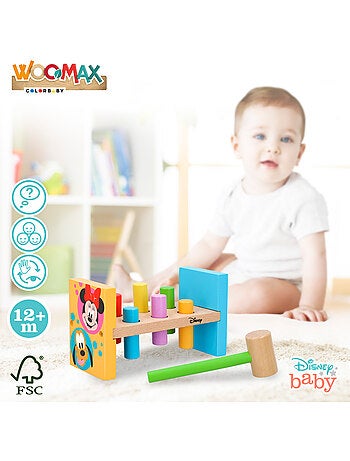 Disney jogo do martelo e blocos de madeira woomax