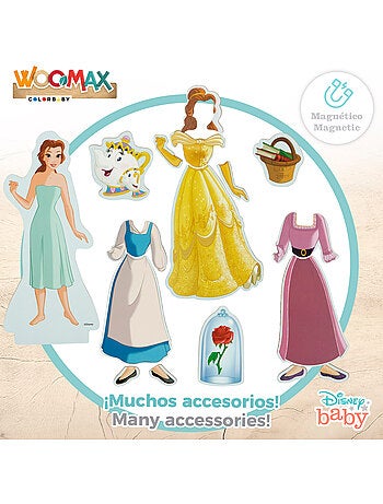 Disney Jogo magnético princesas vestidas WOOMAX
