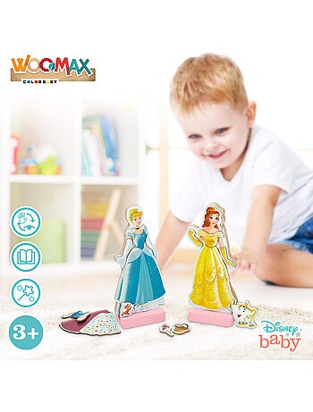 Disney Jogo magnético princesas vestidas WOOMAX