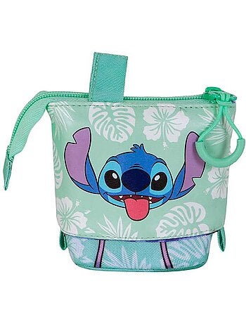 Disney Lilo e Stitch Aloha Estojo Cute + 2 Canetas de Gel Apagáveis, Azul