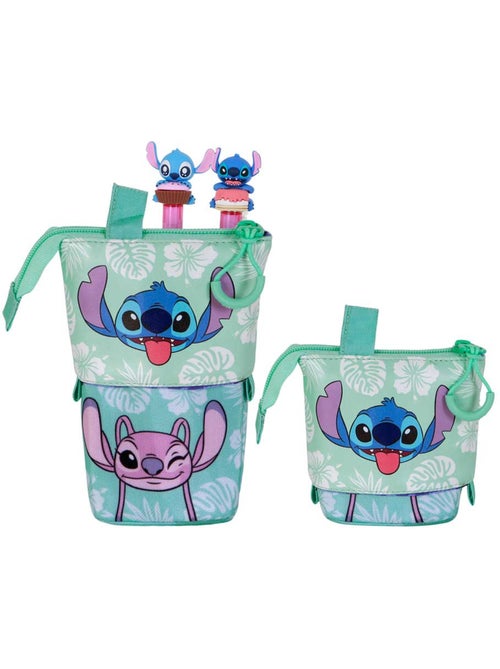 Disney lilo e stitch aloha estojo cute + 2 canetas de gel apagáveis, azul - Kiabi Disney lilo e stitch aloha estojo cute + 2 canetas de gel apagáveis, azul - Kiabi