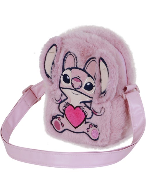 Disney Lilo e Stitch Angel Heart Mala a Tiracolo Action Plush, Rosa - Kiabi