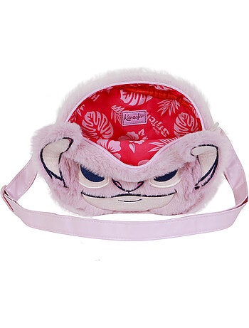 Disney Lilo e Stitch Angel Heart Mini Mala a Tiracolo Plush, Rosa