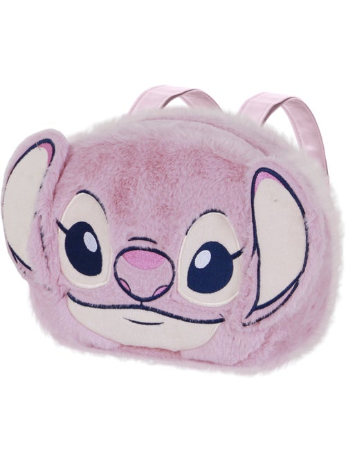 Disney Lilo e Stitch Angel Heart Mochila Plush Face, Rosa - Kiabi Disney Lilo e Stitch Angel Heart Mochila Plush Face, Rosa - Kiabi