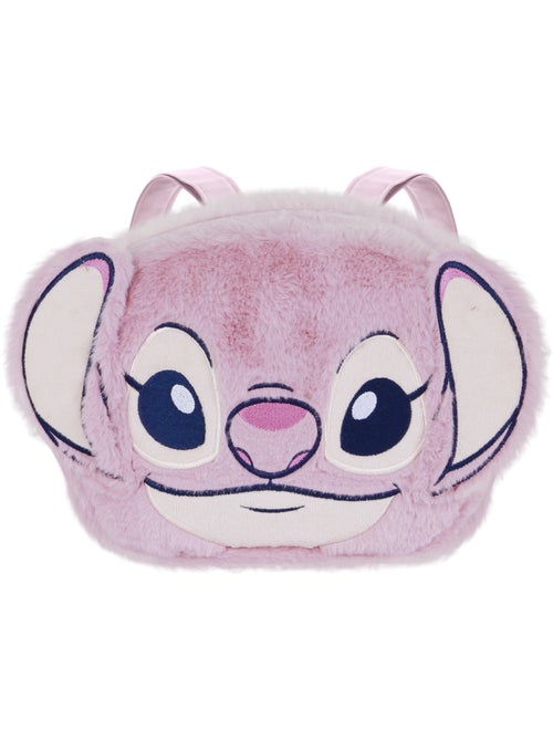 Disney Lilo e Stitch Angel Heart Mochila Plush Face, Rosa - Kiabi Disney Lilo e Stitch Angel Heart Mochila Plush Face, Rosa - Kiabi