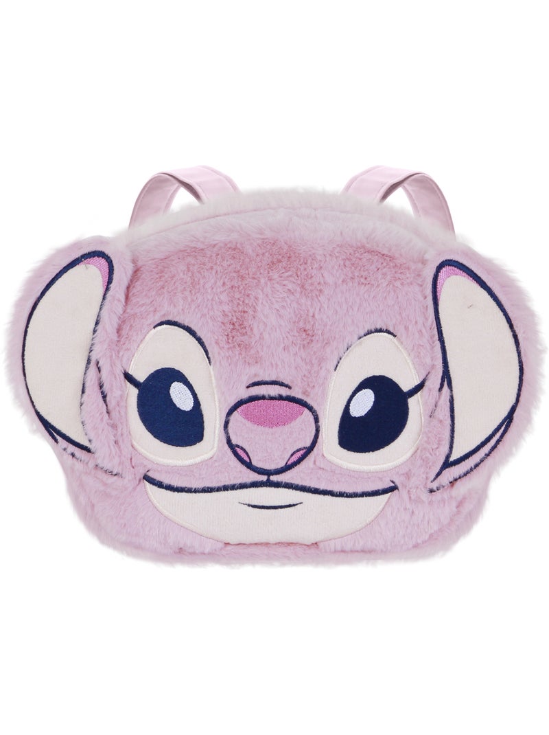 Disney Lilo e Stitch Angel Heart Mochila Plush Face, Rosa Rosa - Kiabi