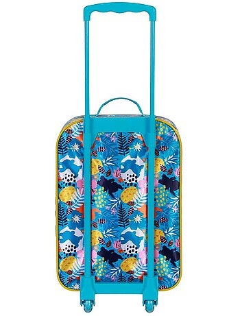 Disney Lilo e Stitch Colors Mala Trolley Soft 3D, Turquesa