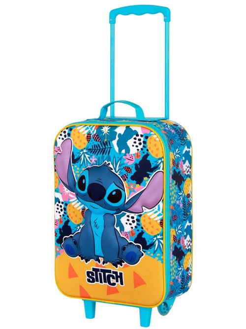 Disney Lilo e Stitch Colors Mala Trolley Soft 3D, Turquesa - Kiabi