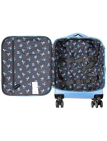 Disney Lilo e Stitch Face Mala de Cabine 4 Rodas, Azul