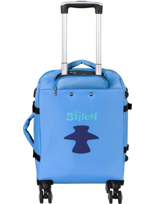 Disney Lilo e Stitch Face Mala de Cabine 4 Rodas, Azul - Kiabi