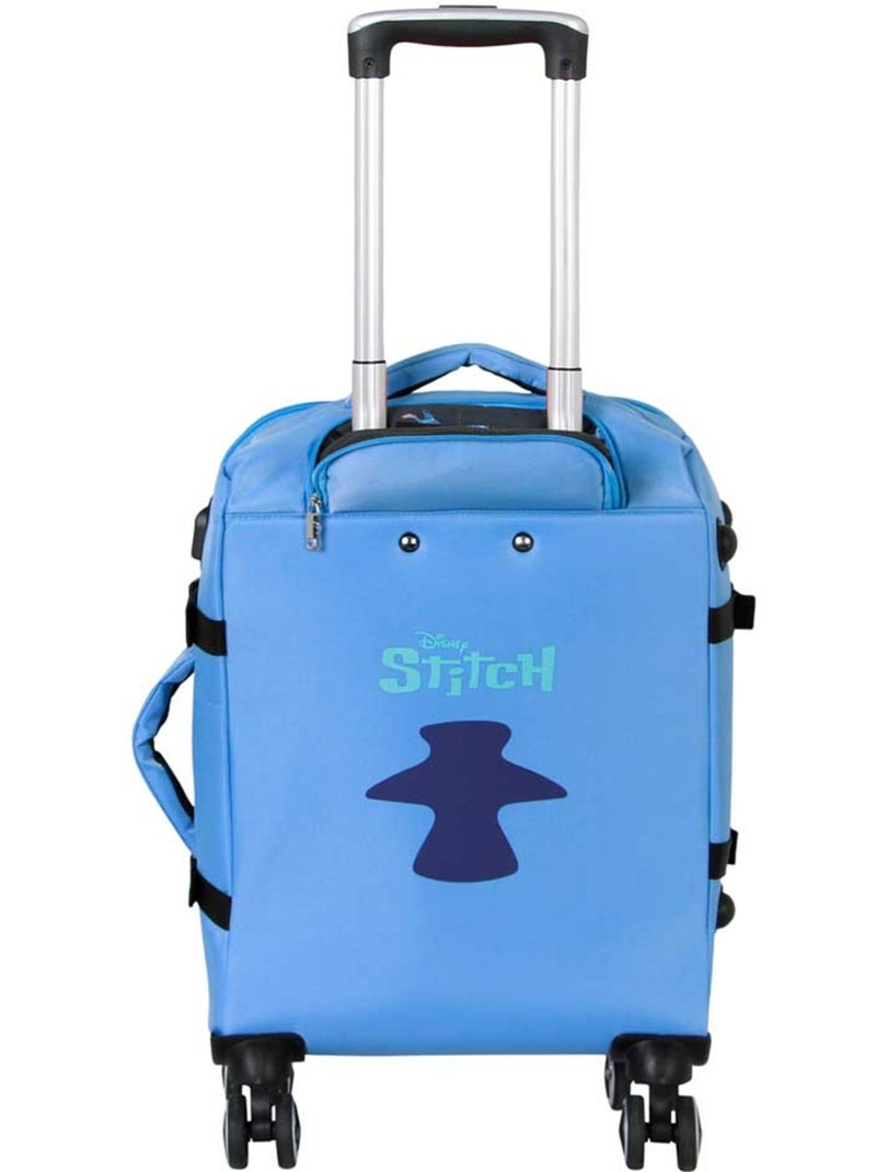 Disney Lilo e Stitch Face Mala de Cabine 4 Rodas, Azul Azul - Kiabi