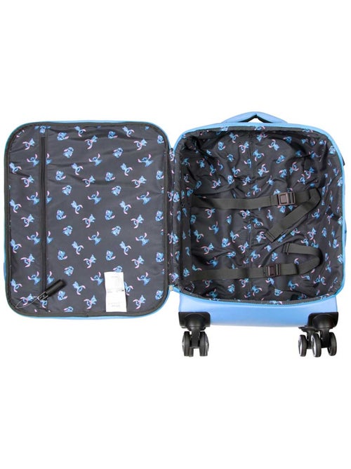 Disney Lilo e Stitch Face Mala de Cabine 4 Rodas, Azul - Kiabi