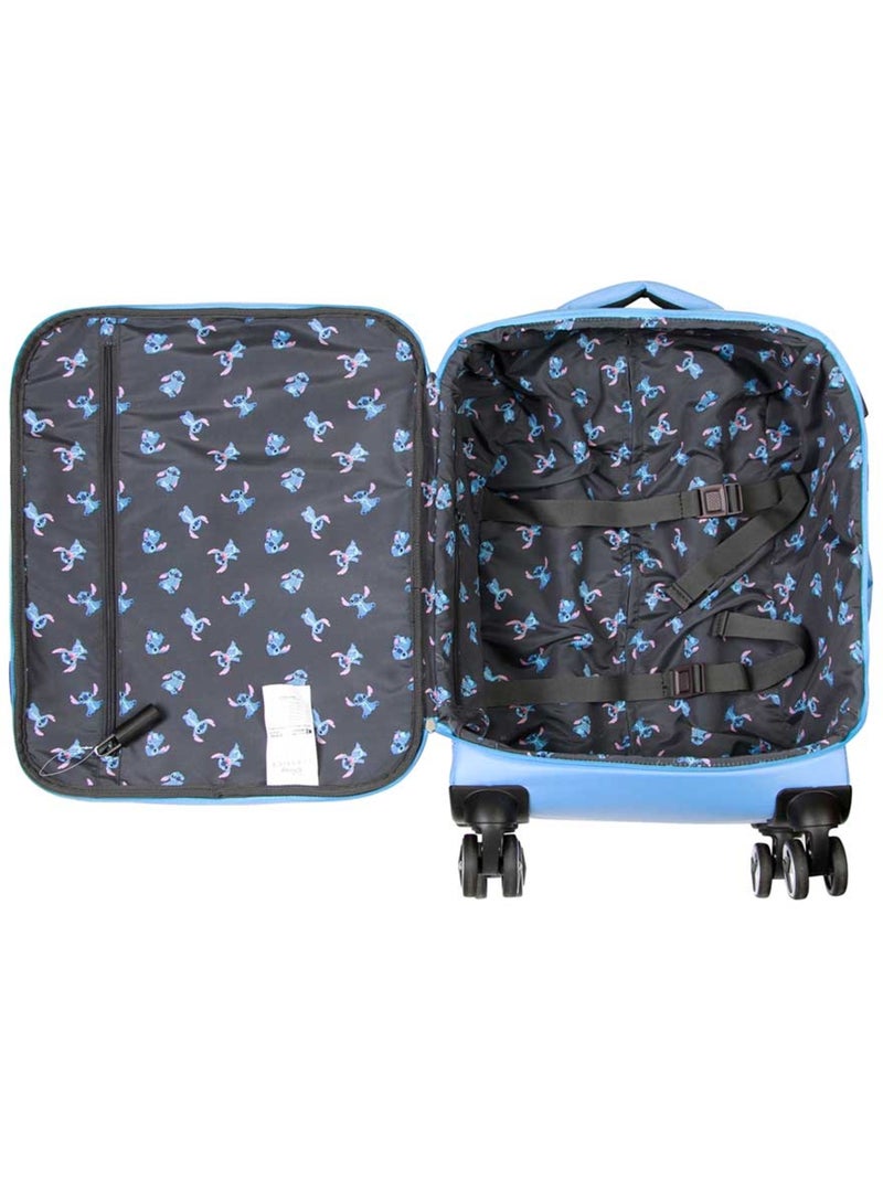Disney Lilo e Stitch Face Mala de Cabine 4 Rodas, Azul Azul - Kiabi