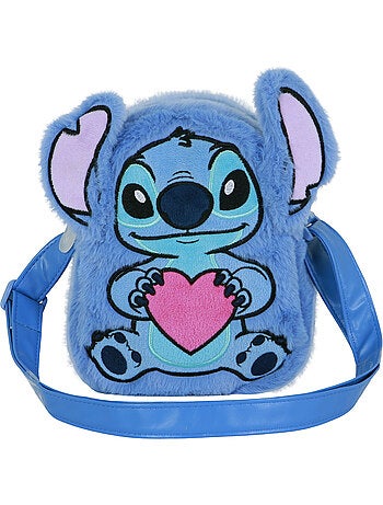 Disney Lilo e Stitch Heart Mala a Tiracolo Quadrada Plush, Azul