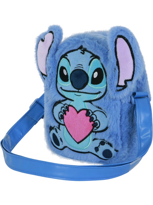 Disney Lilo e Stitch Heart Mala a Tiracolo Quadrada Plush, Azul - Kiabi