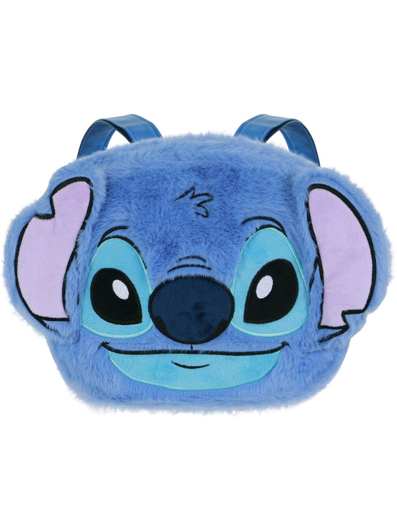 Disney Lilo e Stitch Heart Mochila Plush Face, Azul Azul - Kiabi