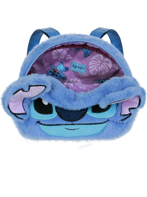 Disney Lilo e Stitch Heart Mochila Plush Face, Azul - Kiabi Disney Lilo e Stitch Heart Mochila Plush Face, Azul - Kiabi