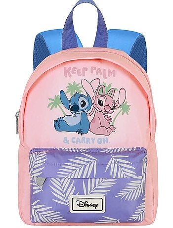 Disney lilo e stitch keep mochila pré-escolar joy, rosa