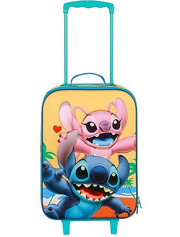 Disney Lilo e Stitch Ocean Mala Trolley Soft 3D, Azul