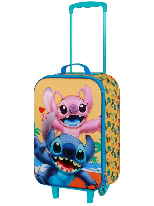 Disney Lilo e Stitch Ocean Mala Trolley Soft 3D, Azul - Kiabi