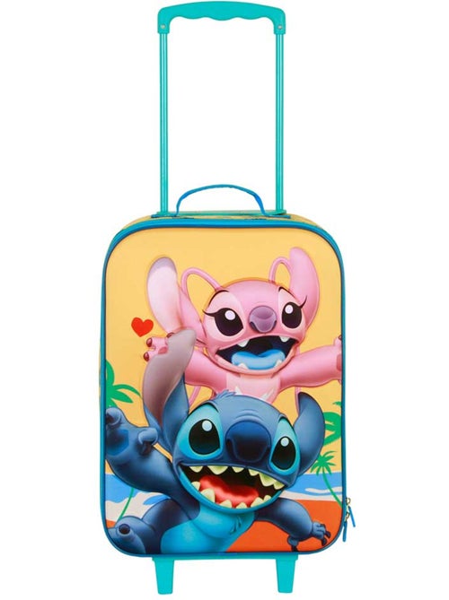 Disney Lilo e Stitch Ocean Mala Trolley Soft 3D, Azul - Kiabi