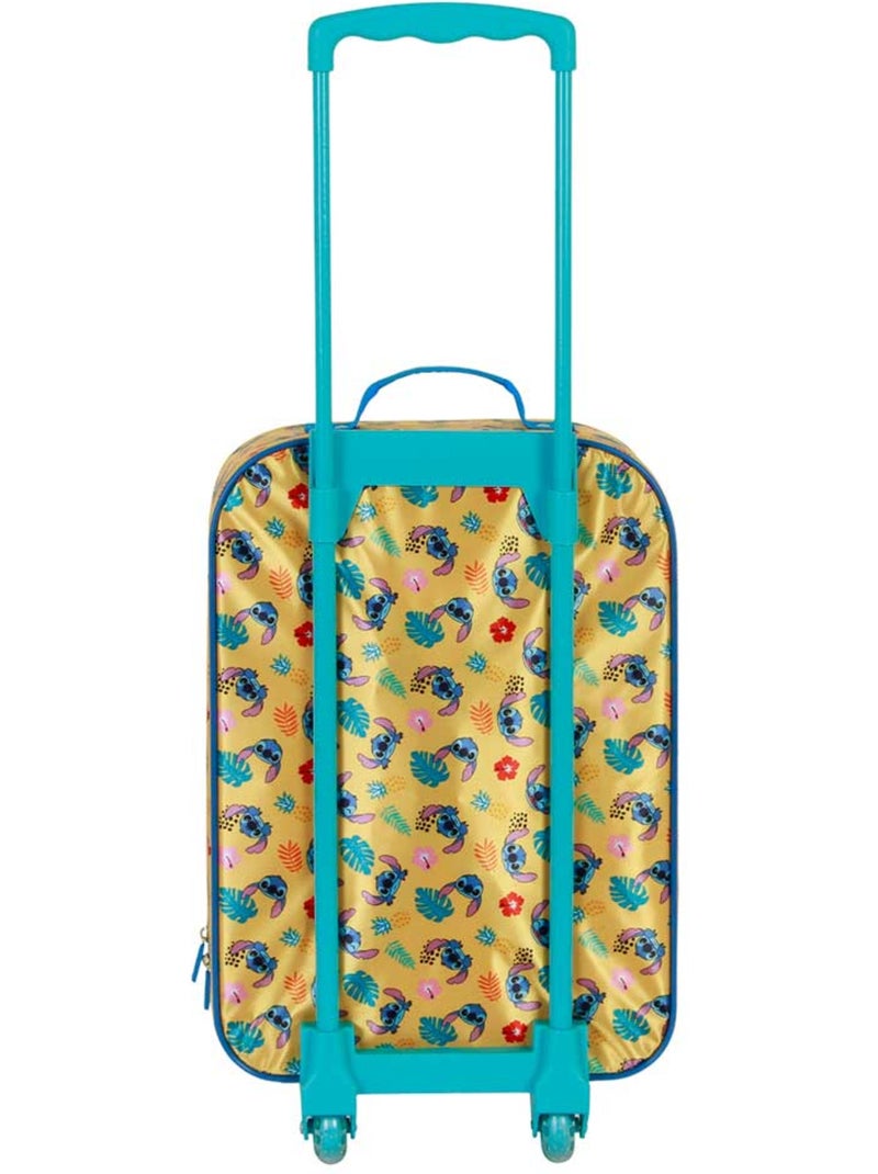Disney Lilo e Stitch Ocean Mala Trolley Soft 3D, Azul Azul - Kiabi