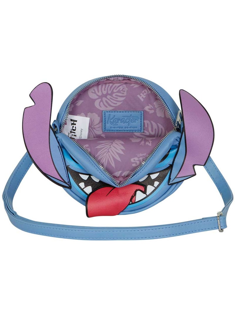 Disney lilo e stitch tongue mala a tiracolo redonda, azul Azul - Kiabi