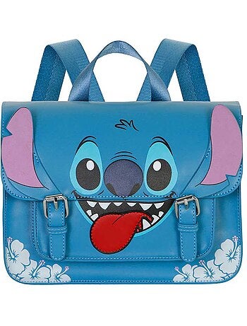 Disney Lilo e Stitch Tongue Mala-Mochila Satchel, Azul