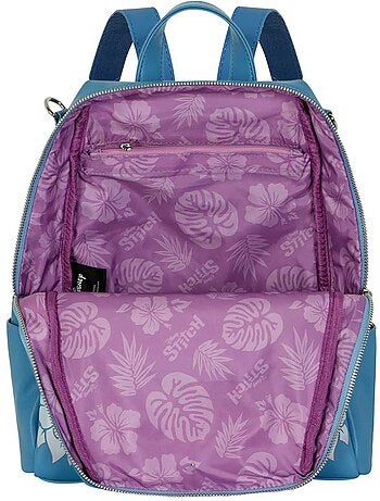 Disney Lilo e Stitch Tongue Mochila Shield, Azul