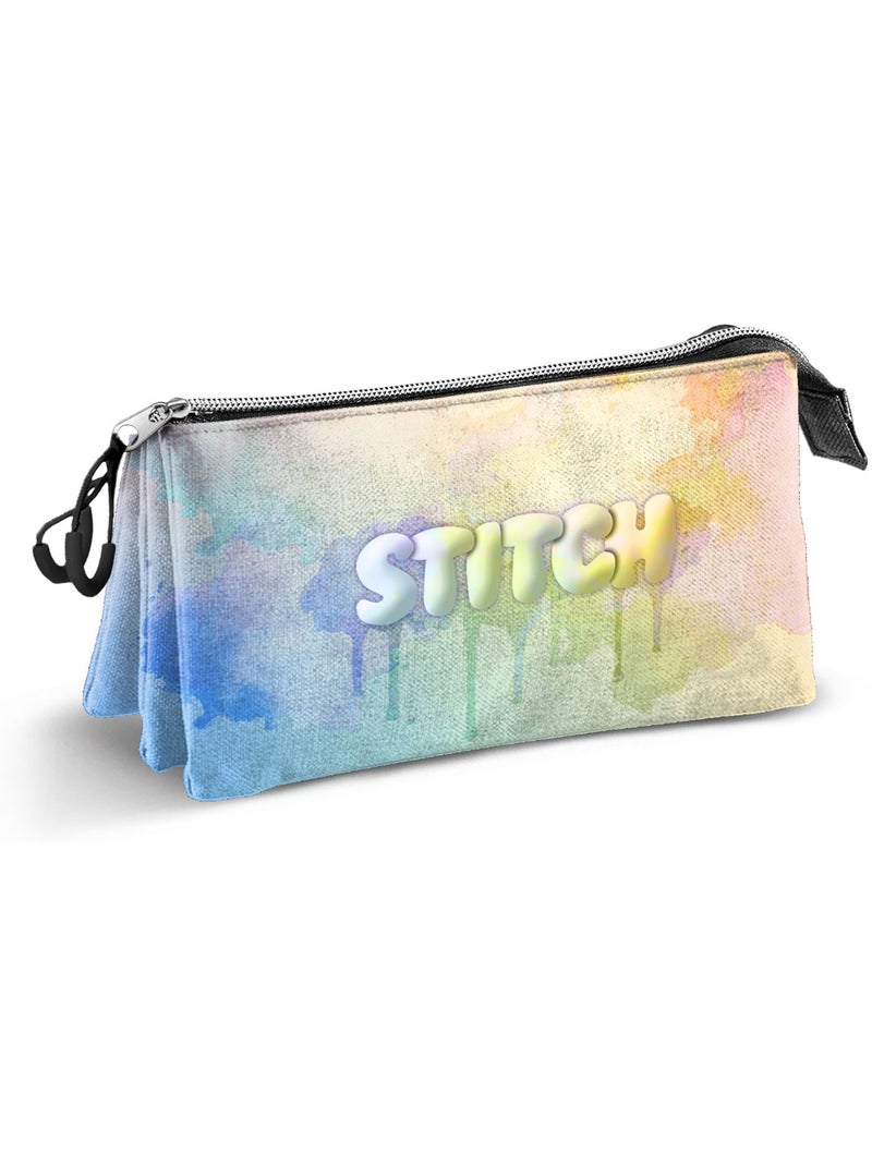 Disney Lilo e Stitch Watercolour Estojo Triplo, Multicolorido Multicolorido - Kiabi