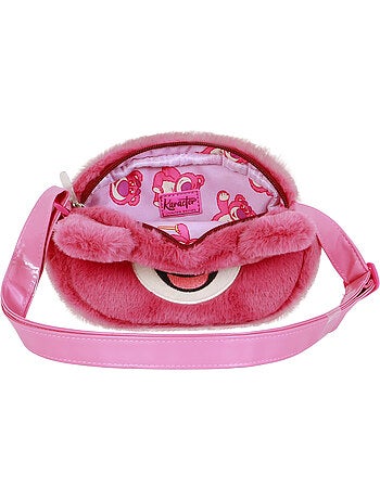 Disney Lotso, O Ursinho Fofo Strawberry Mini Mala a Tiracolo Plush, Rosa