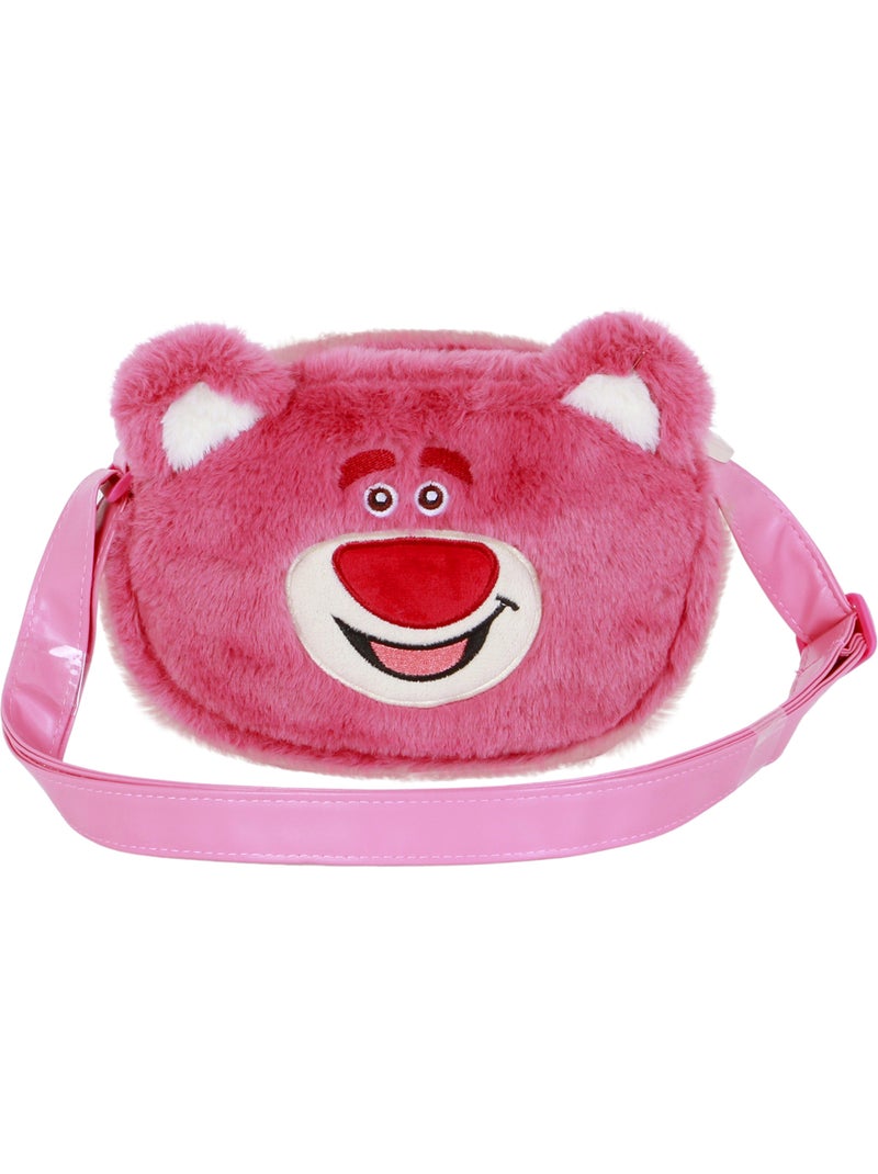 Disney Lotso, O Ursinho Fofo Strawberry Mini Mala a Tiracolo Plush, Rosa Rosa - Kiabi